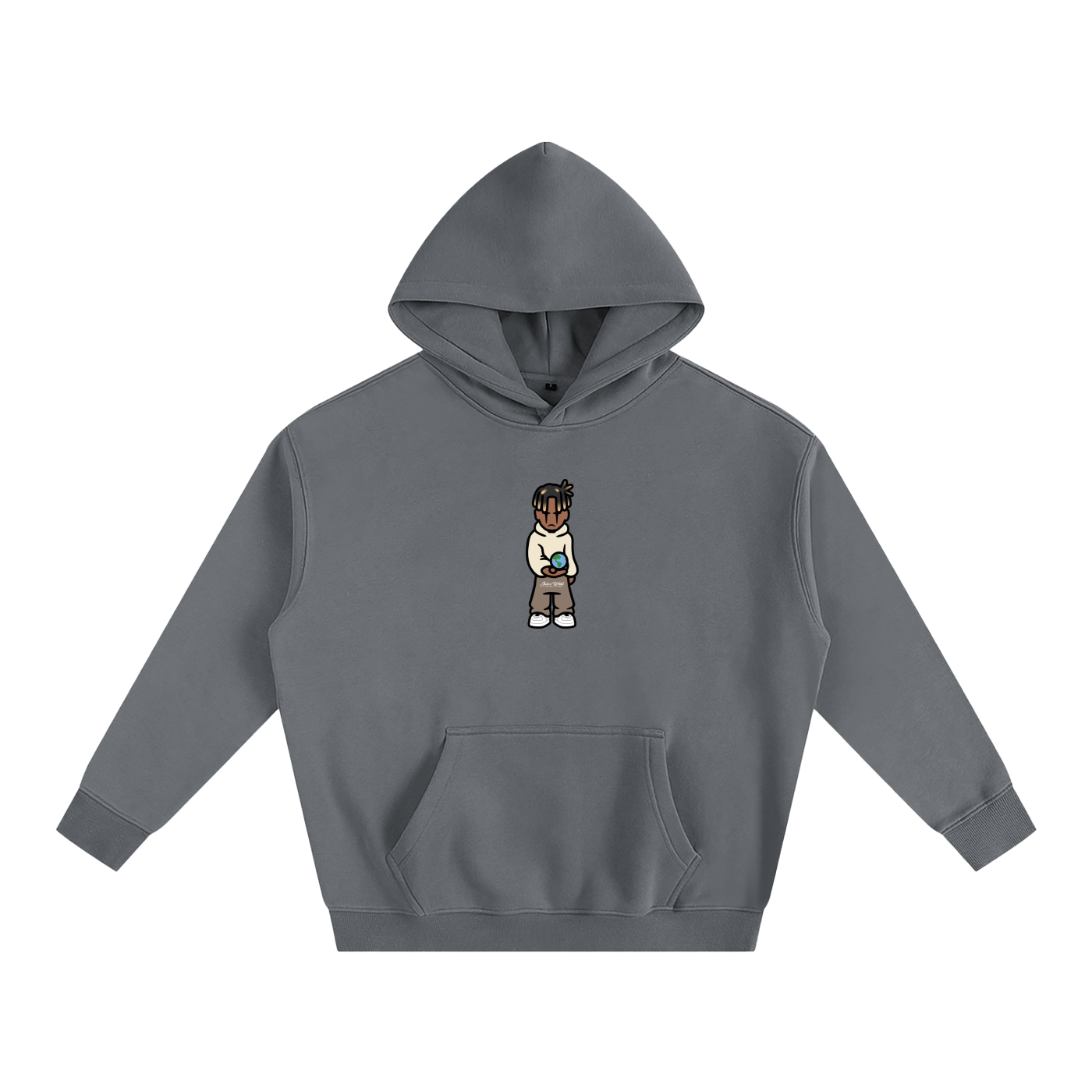 JW Oversized Cotton Fleeced Hoodie