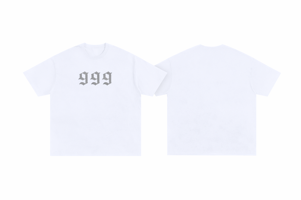 999 Oversized Pure Cotton T-Shirt