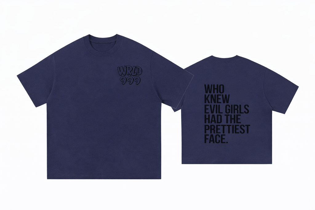 Wrld Evil Girls Cotton T-Shirt