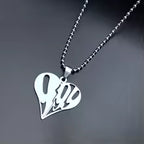 WRLD Stainless Steel Pendant Necklace